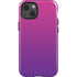 Purple Ombre iPhone 15 Impact Case